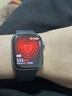 Apple/苹果 Watch S11 智能手表GPS款42毫米深空灰色铝金属表壳黑色运动型表带S/M MEUG4CH/B情人节 实拍图