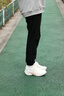安踏（ANTA）叶子7运动鞋女2026新款网面透气初中学生增高休闲青少年跑步鞋 炫彩白【叶子5-网面透气】 37.5 【官方正品-假一赔十】 实拍图