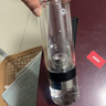 京东京造茶水分离杯 双层透明泡茶玻璃杯玻璃水杯  商务办公泡茶杯子280ml 实拍图