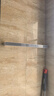 ecoco毛巾架免打孔浴室厕所洗手间置物架浴巾架毛巾杆收纳架子E1916灰 实拍图