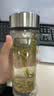 富光玻璃杯双层带茶隔大容量水杯 高档商务泡茶杯 高硼硅杯子500ml 实拍图