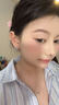 金大福甜美蝴蝶结星星银耳钉女精致仙气浪漫礼遇礼物送女友 实拍图