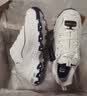 斯凯奇（Skechers）女鞋小白熊女士休闲鞋子厚底增高百搭运动软底老爹鞋女99999863 白色/海军蓝色/WNV 35 实拍图