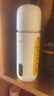 德尔玛（Deerma）便携式烧水壶电热水杯可盖盖烧水控制温度 冲茶泡奶带安全泄压阀304不锈钢内胆350mL 送礼物DR035S 实拍图