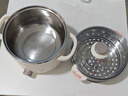 美的（Midea）电煮锅 0涂层不锈钢 宿舍小电锅 多功能家用宿舍泡面小火锅 2.6L蒸煮一体电热锅 XZC2066G 配蒸笼 实拍图