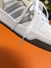 adidas ENTRAP美式校园风运动少年感复古篮球风板鞋男女阿迪达斯   白色/暗银金属/树脂黄   42.5 实拍图