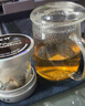 物生物（RELEA）玻璃杯男女士茶水分离杯耐高温办公泡茶杯带把高硼硅水杯花茶杯子 实拍图