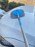 毕亚兹洗车抹布专用拖把雪尼尔软毛不伤车漆伸缩弯杆洗车刷擦车毛巾神器 实拍图