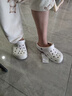 卡骆驰（CROCS）贝雅洞洞鞋沙滩鞋|10126 白色-100    37 /38(230mm)   实拍图