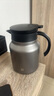 京东京造保温壶 焖茶暖水壶【陶瓷内胆】茶水分离办公室泡茶闷泡壶 灰色1L 实拍图