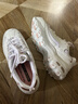 斯凯奇（Skechers）女鞋厚底增高老爹鞋百搭休闲鞋耐磨透气运动鞋女 WTRG白/金 36.5 实拍图