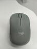 罗技（Logitech）M221 轻音鼠标 无线鼠标 办公鼠标 对称鼠标 带无线微型接收器 薄荷绿 实拍图