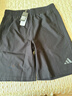 阿迪达斯（adidas）短裤男夏季户外休闲百搭短裤显瘦松紧腰梭织运动五分裤 黑/灰 XL 晒单实拍图