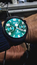 古美【官方同款】适用华为WATCH5专用表带钛金属原装46/42mm手表弧形无缝按压扣磁吸钛合金不锈钢腕带 苍穹黑【官方同款】 WATCH5 46mm手表专用 实拍图