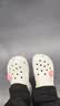卡骆驰（CROCS）【预售】白鹿同款经典云朵洞洞鞋时尚百搭女鞋花园鞋|206750 月光灰-1NK(含智必星) 39 (250mm) 实拍图