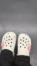 卡骆驰（CROCS）【预售】白鹿同款经典云朵洞洞鞋时尚百搭女鞋花园鞋|206750 月光灰-1NK(含智必星) 39 (250mm) 实拍图