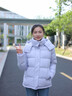 波司登冬羽绒服女士修身短款休闲加厚脱卸帽立领休闲百搭外套 实拍图