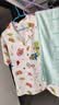 宫蝶【3件套】蜡笔小新联名情侣睡衣女夏季冰丝短袖长裤家居服套装男 实拍图
