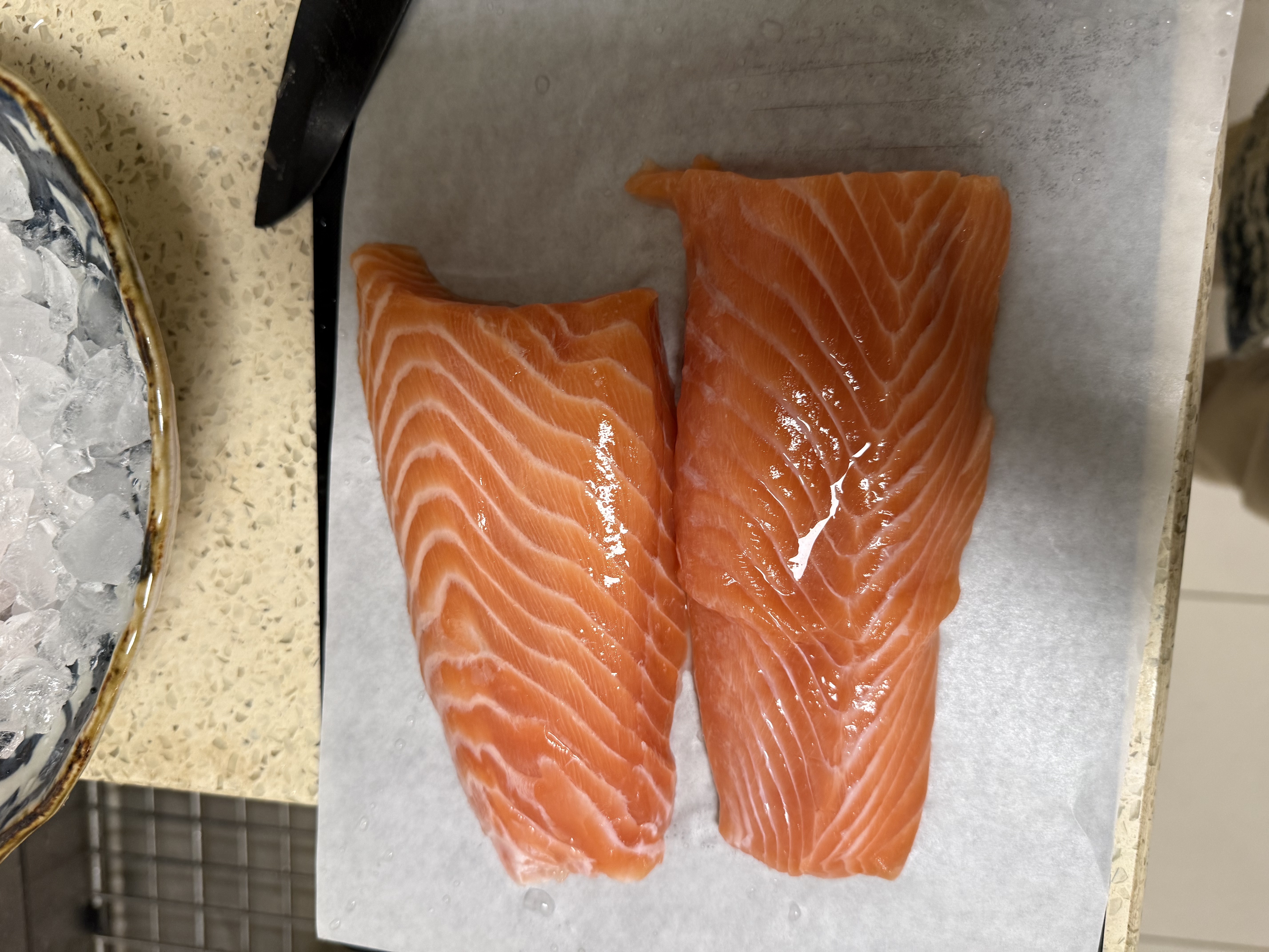 海天下冰鲜挪威三文鱼刺身 中段鱼肉整切 净重400g【生食资质】源头直发 实拍图