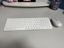 雷柏（Rapoo）E9300G升级款 99键无线/蓝牙多模键盘 刀锋超薄紧凑便携无线键盘 电脑笔记本商务办公键盘 白色 实拍图