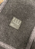 ELLE【明星同款】绵羊毛中长款双面呢大衣女2025冬新款毛呢外套 深灰 L 实拍图