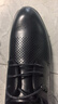 意尔康男鞋商务正装鞋男商务皮鞋时尚打孔结婚鞋 53449W黑色41 实拍图