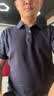 罗蒙100%纯棉男士短袖t恤翻领POLO衫商务薄款夏季休闲体恤 实拍图