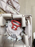 优乐博（ULOP）婴儿床可折叠可移动0-3岁宝宝床多功能婴儿床可升降婴儿拼接床 [蚊帐+置物袋+万向轮]一键折叠床标准款 婴儿用品实用新生儿见面礼物便携折叠婴儿床 实拍图