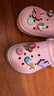 卡骆驰（CROCS）贝雅卡骆班儿童洞洞鞋沙滩鞋男女童包头拖鞋/207018/207019 芭蕾粉/糖果粉-6TG 28 (165mm) 实拍图