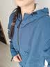山系户外夹克男女同款春秋工装休闲冲锋防水外套风衣 湖蓝色 S 实拍图