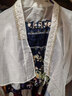 罗蒙女童马面裙套装端午款儿童汉服新中式古装演出服 藏青色套装 160 实拍图