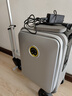 爱尔威（Airwheel）电动行李箱可骑行智能拉杆箱可坐可代步20英寸登机箱 青春版—银 实拍图