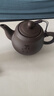 紫砂壶家用泡茶壶茶杯大容量单个功夫茶具大号主人品茗杯一壶四杯 紫砂将军壶【不忘初心】480ml 实拍图