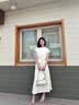 Olrain欧芮儿2026新款夏季休闲设计感女装短袖T恤a字半身裙套装女两件套 杏色 S 实拍图