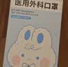 初医生医用外科口罩成人一次性高颜值防尘防过敏透气独立装30只钢印小熊 实拍图