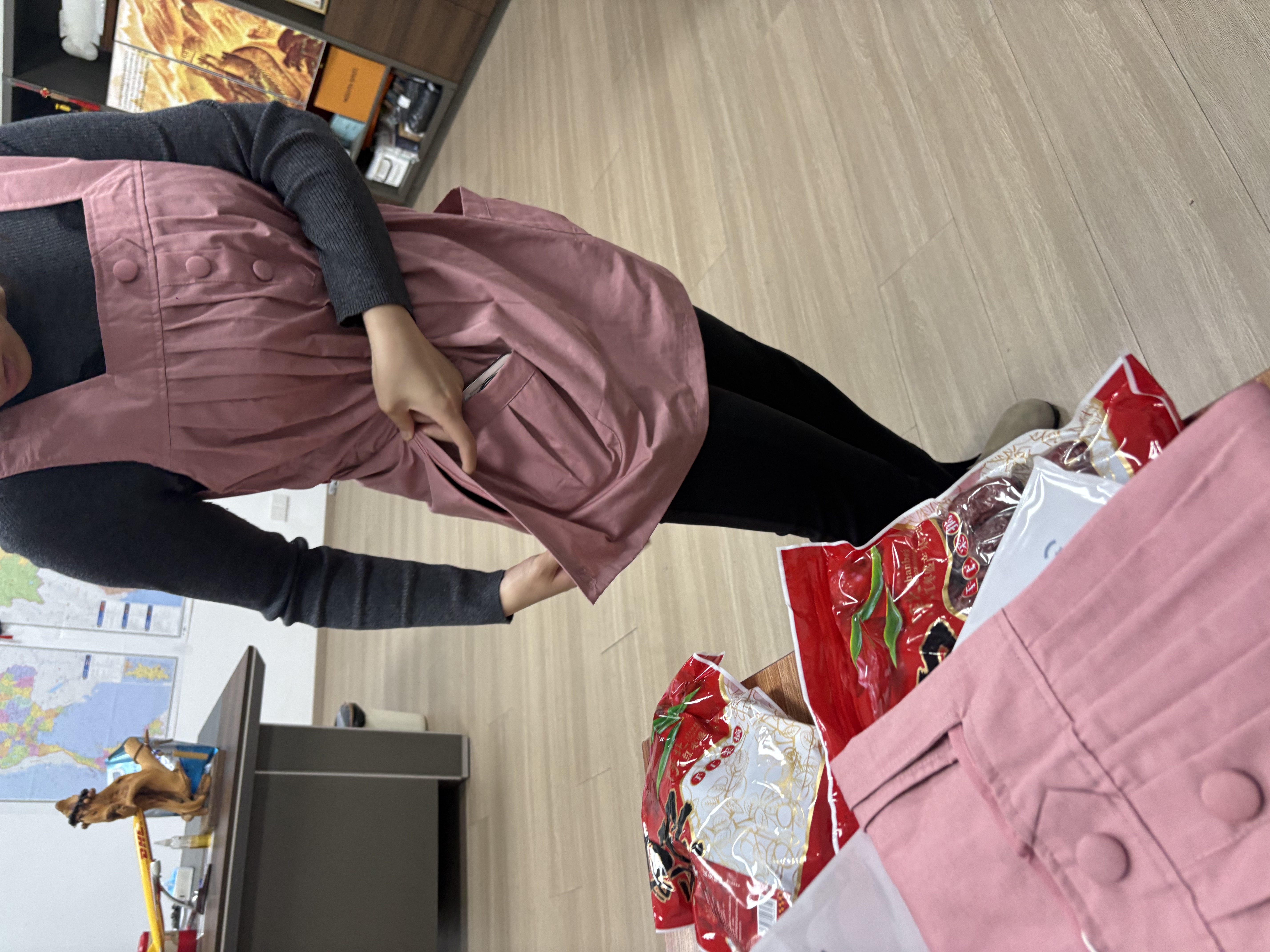 婧麒（JOYNCLEON）防辐射服孕妇装马甲大码防辐射衣服外穿上班防护服粉XL码 JC8303 实拍图