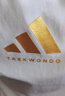 阿迪达斯（adidas）T恤男夏季运动透气轻薄宽松棉短袖  【棉质】白/金 2XL 实拍图