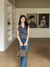 viney【何泓姗同款】牛皮水桶包包女包斜挎包老婆生日520送女朋友礼物 【卡其色】情人节实用高级感高档轻奢手提腋下包 时尚ck风休闲小众品牌洋气单肩包 实拍图