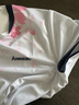 川崎（KAWASAKI）羽毛球服女款速干T恤运动短裙繁花似锦两件套装A2808 霜白 M 实拍图