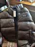 Abercrombie & Fitch男装25秋冬新款美式双拉链LOGO立领羽绒服外套132-5199 棕色 XL (180/116A) 实拍图