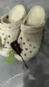 卡骆驰（CROCS）新款厚底云朵洞洞鞋送女友礼物206750 骨白色   39-40 实拍图
