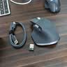罗技（Logitech）大师系列 MX Master 3S 无线蓝牙鼠标 人体工学 办公 静音鼠标 高端 石墨黑 带无线接收器 实拍图