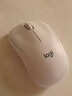 罗技（Logitech）M221 轻音鼠标 无线鼠标 办公鼠标 对称鼠标 带无线微型接收器 米白色 实拍图