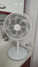 美的（Midea）【品质推荐】七叶轻音柔风电风扇/家用省电落地扇/台式电扇/广角摇头节能宿舍小型风扇 SAE35CA 实拍图