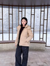 波司登冬羽绒服女士修身短款休闲加厚脱卸帽立领休闲百搭外套 晒单实拍图