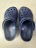 CROCS卡骆驰贝雅儿童洞洞鞋户外包头童鞋沙滩鞋凉鞋拖鞋/207013/207012 深蓝色-410 35 (215mm) 实拍图