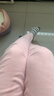 顶瓜瓜顶呱呱秋衣秋裤女纯棉抗菌情侣薄款保暖内衣套装女星糖粉170 实拍图