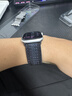 适用苹果手表表带耐克applewatch10 11 9 8尼龙nike回环Ultra表带 【NK黑配蓝色】表带 【46mm】适用Apple Watch10代/11 实拍图