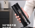 富光大容量耐摔玻璃杯 商务男士双层水杯塑玻泡茶杯茶水分离杯子520ML 实拍图