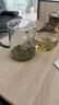 高茗 公道杯耐热玻璃透明一体月牙过滤茶水分离杯泡茶公杯分茶器茶具 月落公杯450ml 实拍图